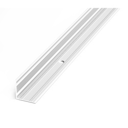 Порог угловой Лука, серебро анод. (1,35 м х 20 мм х 20 мм)