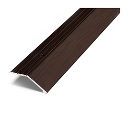 Порог разноуровневый Лука, дуб венге, перепад 15 мм (0,9 м х 45 мм)