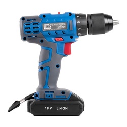 Дрель-шуруповерт Trigger 20103, 2 аккумулятора Li-ion (1,5Ач), 18V, 13 мм, 42 Нм, слайдер, кейс