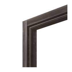 Брус коробочный Olovi, экошпон, с уплотнителем, дуб графит, б/ф (28х70х2050 мм)