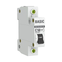 Выключатель автоматический EKF ВА 47-29 4,5кА, С 50А, 1П