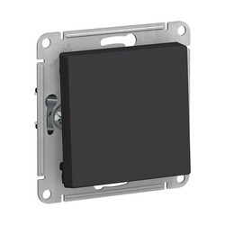 Выключатель с/у Atlasdesign ATN001011, 1 клавиша, б/инд, карбон