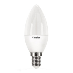 Лампа светодиодная Camelion LED E14, свеча, 8Вт, 230В, 4500К, нейтральный свет