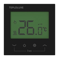 Терморегулятор Teplolux Pontus электронный, черный