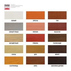 Антисептик лессирующий для дерева Pufas ProNatur серый туман (9 л)